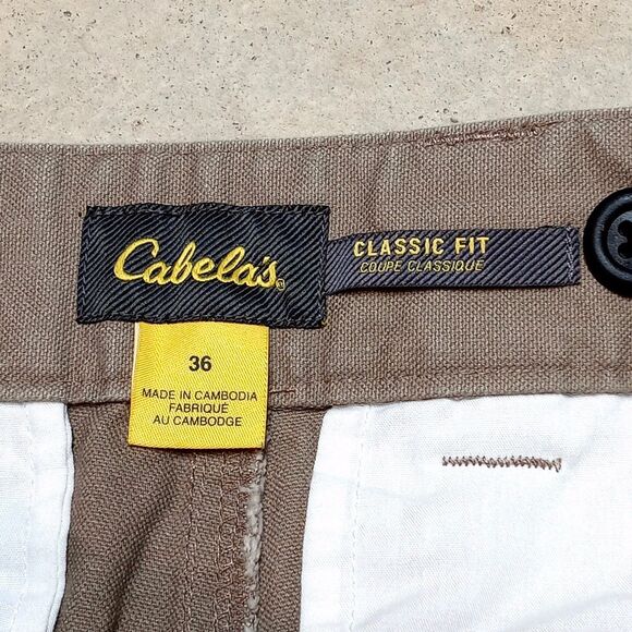 Cabela's Classic Fit Upland Hunting Outdoor Work Brush Pants - Mens Size 36x30 - Picture 7 of 11